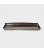 Aluminum Tray with Aged Metal Finish Gray - Threshold Rectangular Bathro... - €4,27 EUR