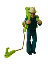 Fisher Price Adventure People team Vtg figure toy 1974 Green Back Pack Hook Rope - £23.64 GBP