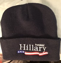 2 Hats Hillary President B EAN Ie Ski Hat Navy White Star Red Clinton Democrat - £16.13 GBP