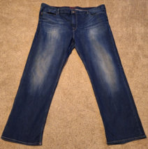 Robert Graham Mens Jeans 52x34  Classic Yates Indigo  Fabric Woven In Italy - £53.65 GBP