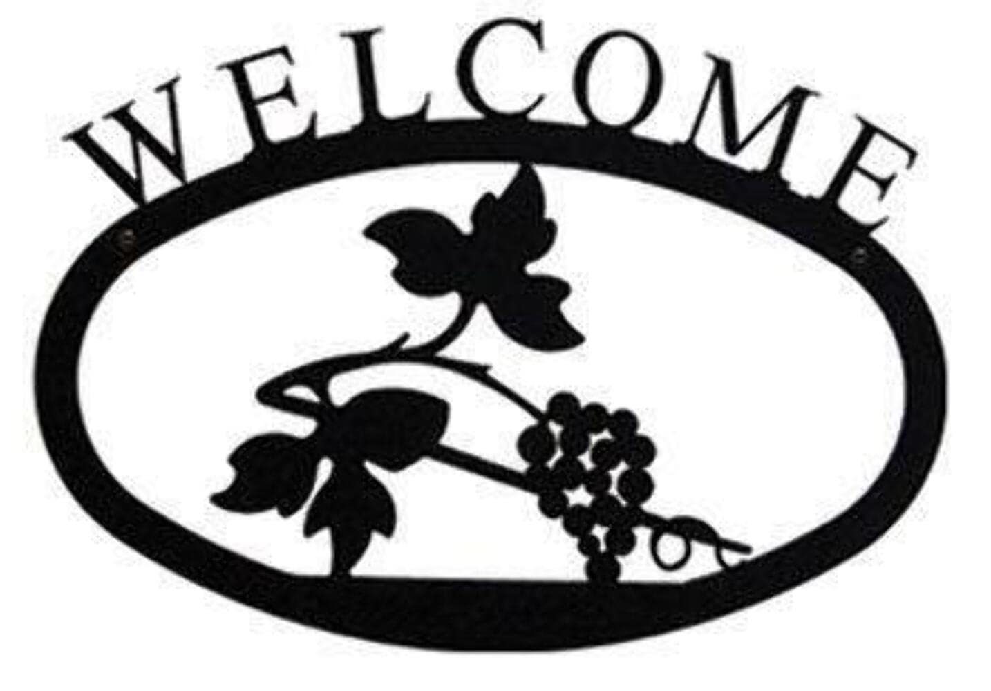 Village Wrought Iron WEL-15-S Fireman Welcome Sign Small - $36.68