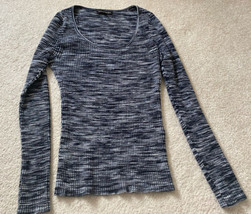Banana Republic Women’s Space Dye Scoop Neck Sweater Blue Size Medium - £18.67 GBP