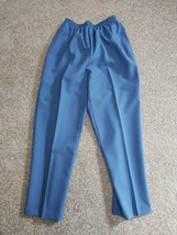 Women&#39;s BonWorth Blue Pull On Dress Pants PM - £10.83 GBP