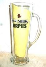 2 Karlsberg Urpils Homburg Kaufland &amp; REWE German Beer Glasses Seidel - $372.70 MXN