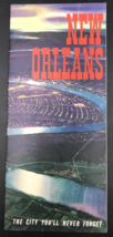 Vintage 1960s-70s New Orleans Travel Brochure The City You&#39;ll Never Forget - £7.58 GBP