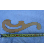 Vintage USSR Soviet Russian French Style Curve Rule Drawing Pattern #17 - $12.71 CAD