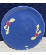 Vintage Coors Pottery Rosebud Blue Saucer For Flat Cup - £3.90 GBP