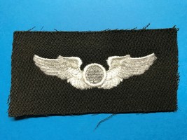 WWII, AAF, COMBAT AIRCR OBSERVER, EMBROIDERED WING ON GABARDINE, 3 INCH,... - $167.31 MXN
