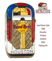 Hard Rock Cafe 1999 Houston Antique Jukebox 3263 Trading Pin - $14.95