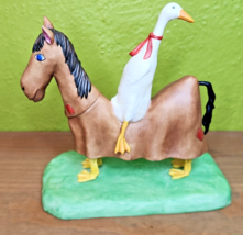 The Greenwich Workshop Collection &quot;the trick rider&quot; Will Bullas 1998 Ducks Horse - £54.57 GBP