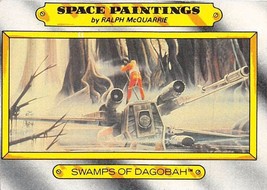 1980 Topps Star Wars Space Paintings By Ralph McQuarrie #123 Swamps Dago... - £0.69 GBP