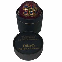 Dillard&#39;s &quot;Six Geese a-Laying&quot; 12 Days of Christmas Painted Ornament w/Box 2012 - £26.90 GBP