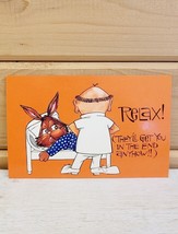 Vintage Postcard Plastichrome 1950s Humor Relax 3.5 x 5.5 Unused CHROME - $19.99