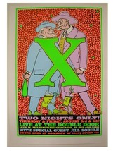 X SilkScreen Poster 2 Guys Fighting Lindsey Kuhn - $35.99