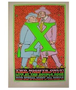 X SilkScreen Poster 2 Guys Fighting Lindsey Kuhn - $50.41 CAD