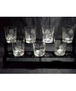 Antique FOSTORIA CUT 129 Double Old Fashioned Glass - ETCHED - Set Of 6 ... - $63.16 CAD