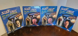 Star Trek: The Next Generation Action Figures Picard, Data, &amp; Warf - Galoob - $29.02