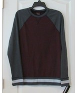 Tony Hawk Young Men&#39;s Long Slv Crewneck Pullover Port Royale or Slate Sz... - $350.83 MXN