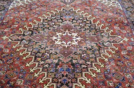 8&#39;7 x 11&#39;10 Superb Vintage Caucasian Heris Hand Knotted Wool Area Rug 9 x 12 - £2,987.40 GBP