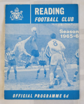 1965 - 1966 Reading Football Soccer Club Official Game Program Vs Bristol Rovers - £13.46 GBP