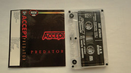 Accept Predator Unofficial Cassette Made In Poland Rare - £13.46 GBP