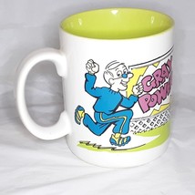 Gray Power! 1988 Joe Burck Prime Life Novelty Enesco Coffee Cup Mug - $5.20