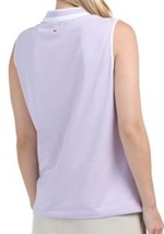 NWT Ladies SWING CONTROL Lavender Pique Sleeveless Mock Golf Shirt - L & XL image 2