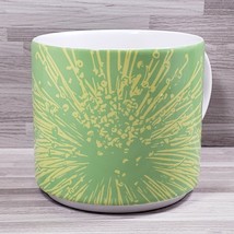 Chicago Botanic Garden &quot;Chrysanthemum&quot; 14 oz. Coffee Mug Cup Green Yellow White - £10.83 GBP