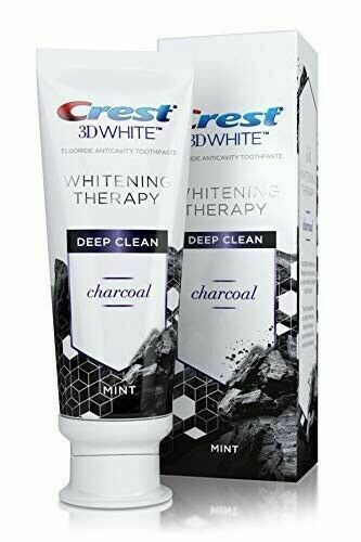 Crest 3D White WHITENING THERAPY DEEP CLEAN CHARCOAL TOOTHPASTE 4.1 Ounce 3/21 - $8.99