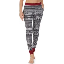 Cuddl Duds ultra softwear comfort gray fairisle stretch leggings New Size XS - £18.44 GBP