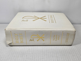 New American Bible Catholic Press 1970 NAB White with Bookmarks SOME WEAR - $14.99