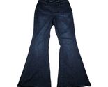Judy Blue Jeans Womens Size 14W Pull On Super Flare Dark Wash Blue Denim... - $54.44