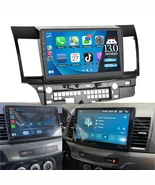 For Mitsubishi Lancer 2008-2012 Android 13 CarPlay Car Radio GPS Navi Stereo BT - $1,767.44 MXN