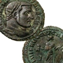 GALERIUS. Rare CARTHAGE, Africa mint. Goddess holding Fruit. Large Roman Coin - $265.05