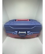 Plano Two Tray Fishing Tackle Box - Model: 6202-92 - Pink/Periwinkle - $417.54 MXN