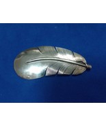 Original Vintage Lena Platero Navajo 925 Sterling Silver Feather Brooch Pin - $1,106.44 MXN