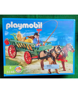 NEW!  SEALED!  Playmobil 3246 Horse Drawn Wagon (2002)  Perfect Condition - £46.98 GBP