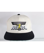 Vintage 90s Tyranno Baseball T Man Bat Snapback Hat Cap Cream Wool Blend - $34.60