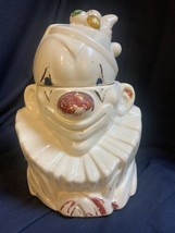 Vintage 1930’s-40&#39;s McCoy Clown Ceramic Cookie Jar, Large 3-D Clown, Sca... - £20.81 GBP