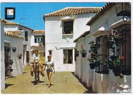 Spain Postcard Costa Del Sol Andalusian Village View - £2.33 GBP