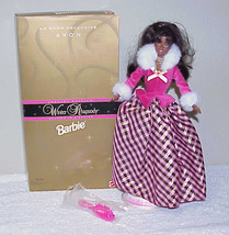 African American BARBIE - Winter Rhapsody 1996 Special Edition Avon Exclusive  - £15.92 GBP