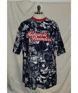 Makaveli Branded Men&#39;s XL 100% Cotton Blue Printed Shirt Tupac Shakur - £63.30 GBP