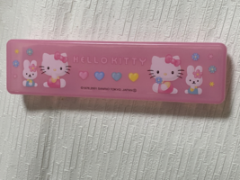 Hello Kitty Retro Pencil Case Skeleton Pink - $22.87
