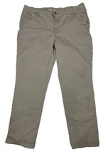 Lee Tailored Chino Pants Women Size 14 (Measure 33x29) Light Beige - £8.09 GBP