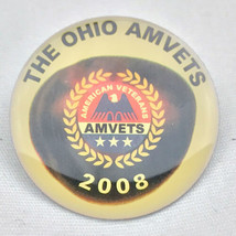 AMVETS Ohio Buckeye Pin 2008 Veterans - $9.95