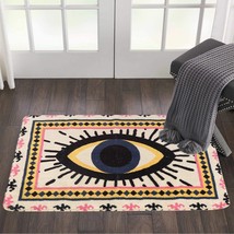 The Haocoo Evil Eye Area Rugs 2&#39; X 3&#39; Non-Slip Tribal Style Small Throw Rugs - £25.76 GBP