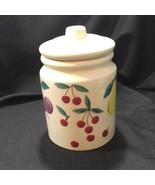 Hartstone USA FRUIT SALAD 7.75&quot; Cookie Jar w/ Lid Hand Painted Artist In... - £29.79 GBP