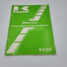 Kawasaki 99920-1164-01 Motorcycle Owner&#39;s &amp; Service Manual KX KX125-B1 - £10.02 GBP