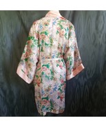 Vintage Victoria&#39;s Secret GOLD LABEL Kimono Robe Semi Sheer Floral Belte... - $136.84 CAD
