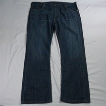 Levis 44x32 527 0239 Low Rise Bootcut Dark Wash Denim Jeans - £23.46 GBP